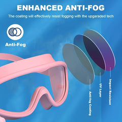 Swim Goggles No Leaking Anti Fog Pool Eyewear Swimming Goggles Adults