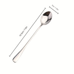 4pcs Stainless Steel Coffee Spoons Personalized Small Mixed Rice Spoons