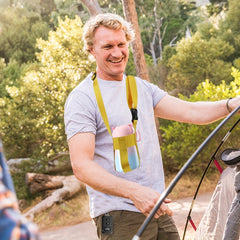Water Bottle Pouch With Shoulder Strap for Outdoor Activities