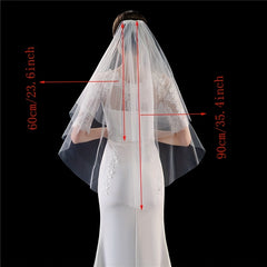 Mesh Bridal Headdress Wedding Accessories Hair Comb Yarn Mesh Wedding Headdress