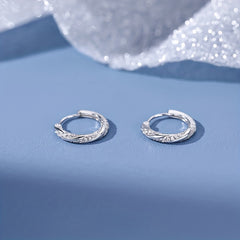 S999 Round Earrings Decorative Accessories Holiday Gift For Girls