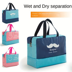 Dry & Wet Separation Swimming Toiletries Bag