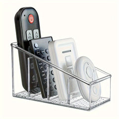 Transparent Remote Control Holder for Makeup Brushes and Pens