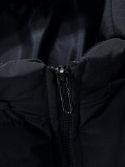 Men Sleeveless Down Thermal Hooded Vests Jackets Winter Waistcoat