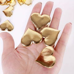 50pcs Golden 3D Sponge Heart Flower Throwing