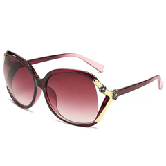 Camellia Flower Sunglasses Large Gradient UV400 Sun Shades