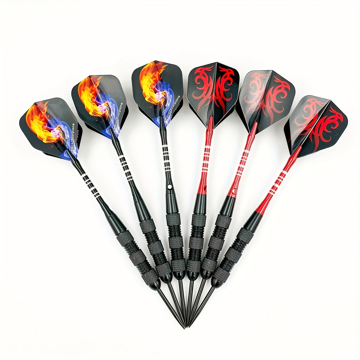 Steel Tip Darts 20G Metal Darts Set Professional for Dartboard Flights