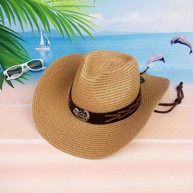 Scorpion Belts Breathable Cowboy Hat For Outdoor Activities