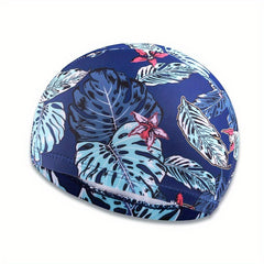 Adult Swim Cap Quick Drying Printed Swimming Cap Unisex