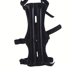 Adjustable Leather Archery Arm Guard Protects Forearm