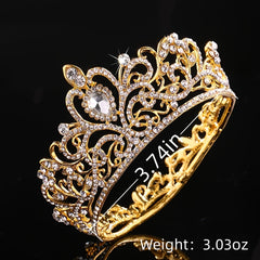 Crystal Rhinestone Wedding Tiaras Bridal Hair Accessories Crown