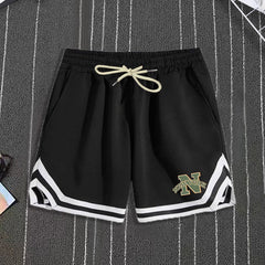 Comfy Active Shorts Men's Stretch Waist Drawstring Shorts