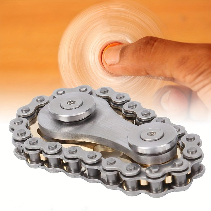 Metal Chain Toothed Metal Fingertip Gyroscope Sensory Toy