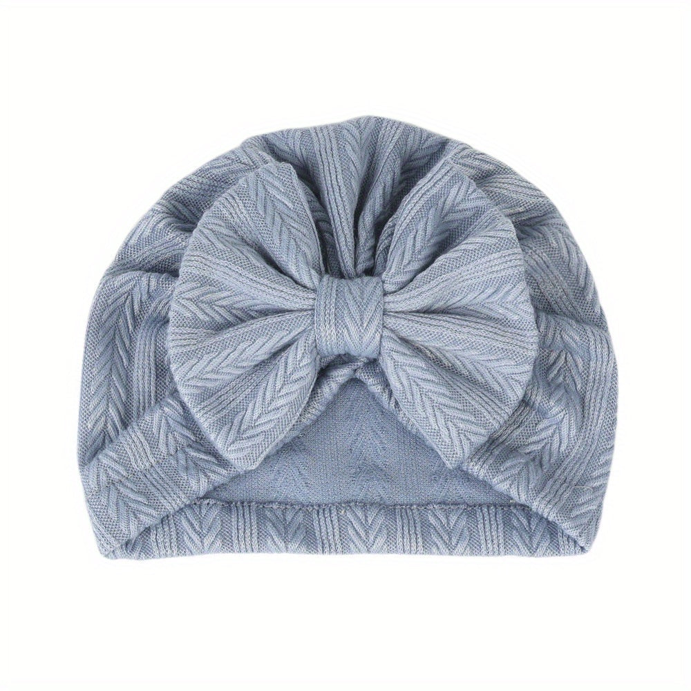 Soft & Comfy Bowknot Cap for Baby Bath Time