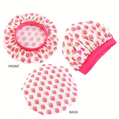 Kids Satin Bonnet Breathable Sleeping Cap Elastic Wide Band