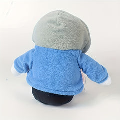 Cute Zombie Hooded Plush Toy - Durable Fabric Material