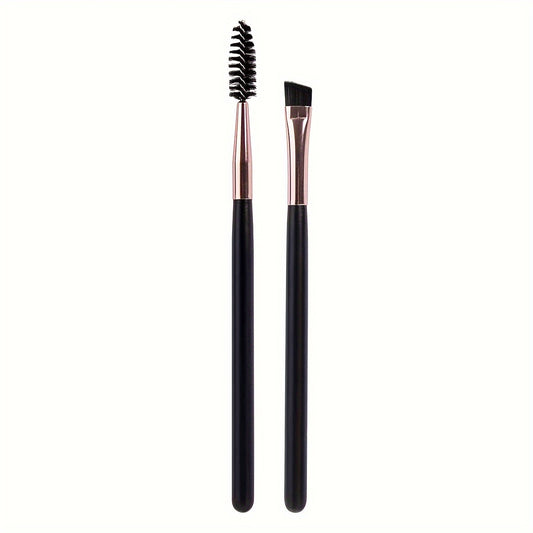 2pcs Eyelash Comb Spoolie Brush Set Lash Extension Brushes Mascara Applicator