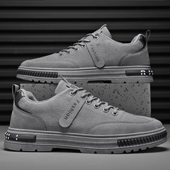 Men's Lace Up Sneakers for Outdoor Hiking - Comfortable & Breathable