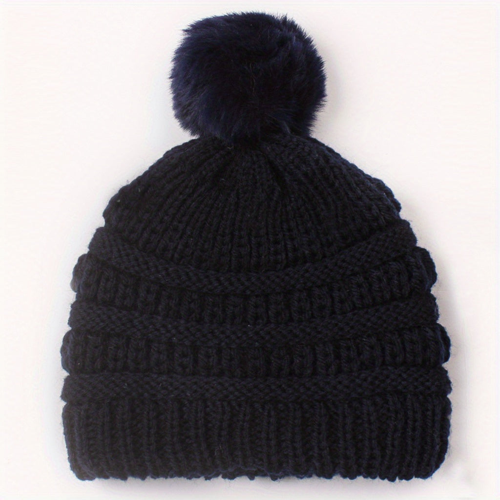 Newborn Infant Pom Knit Beanie Hat 0-2 Year