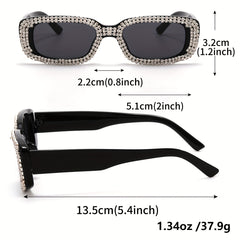Men's Artificial Diamond Sunglasses Hip-hop Punk Style