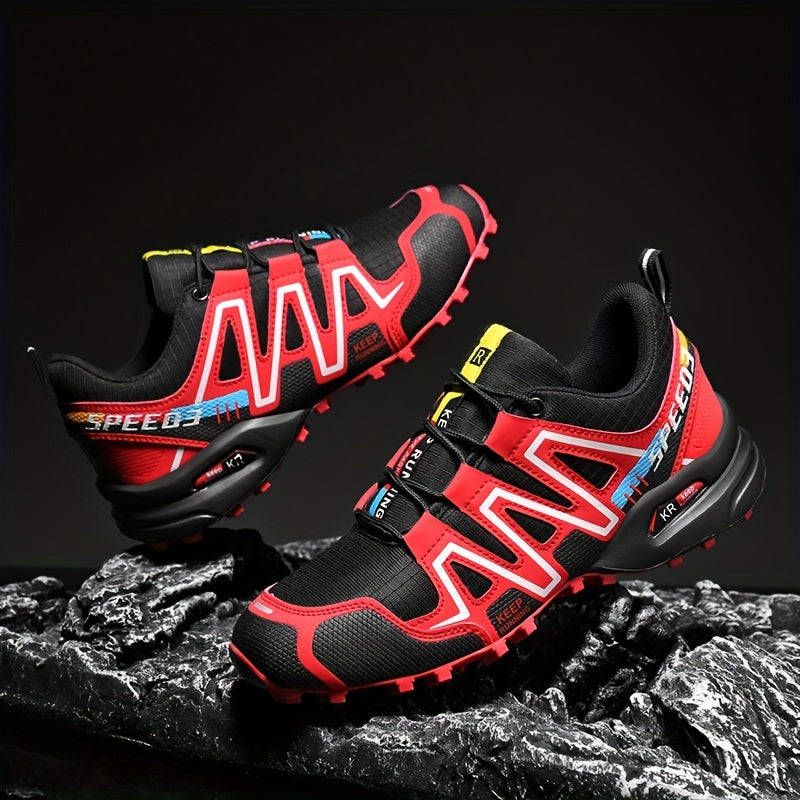 Men's Hiking Shoes Outdoor Trekking Sneakers Lace Up