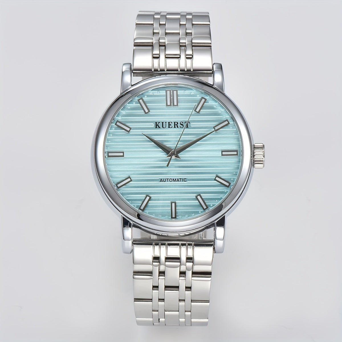 KUERST Steel Belt Auto Mechanical Watch Night Glow Classic
