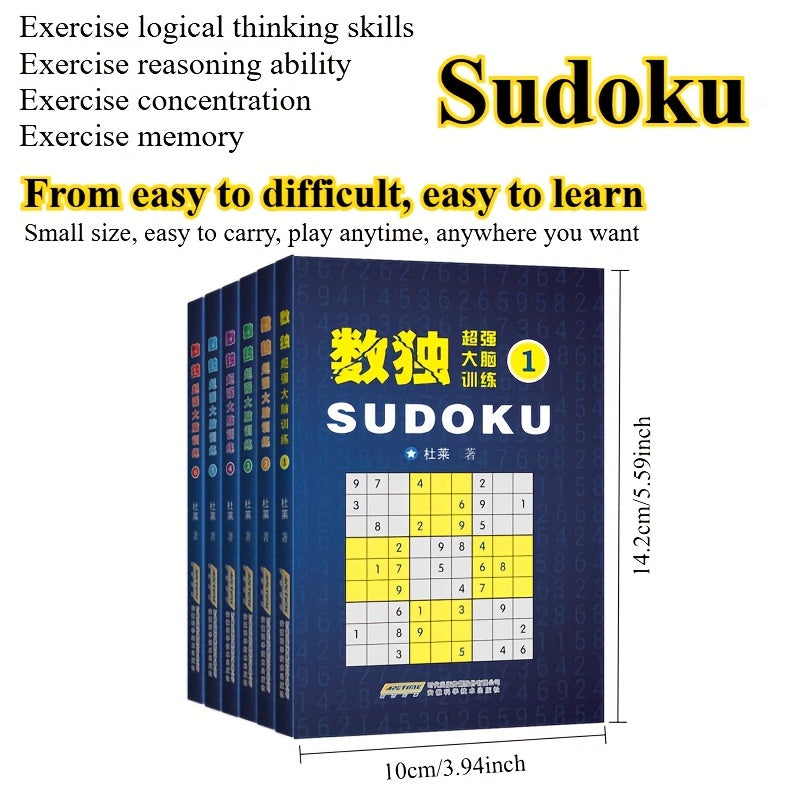 Sudoku Complete Set of 6 Books for All Levels