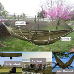 Outdoor Camping Hammock with Mosquito Net