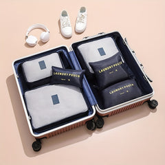 6pcs Camping Sleeping Bag Storage Bags Luggage Underwear Bra Shoes Organizer