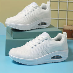Women's Air Cushion Athletic Sneakers Breathable Walking Shoes