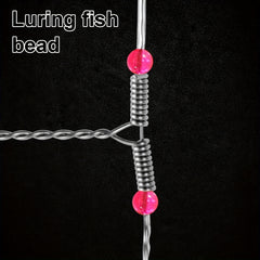 10pcs Steel Wire Swivel Snap Fishing Leader