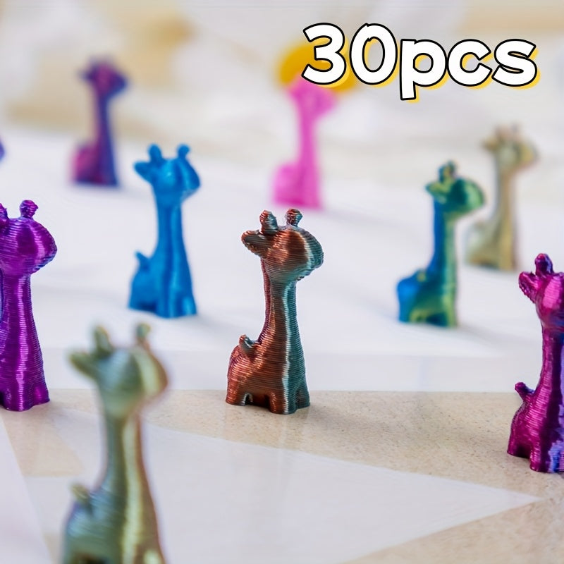 3D Printed Giraffe Desk Ornaments - Ideal Office Decor & Party Favors