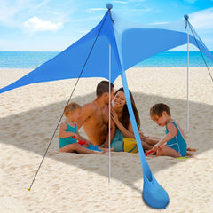 Beach Sun Shade Canopy Tent UPF 50 UV Protection Tent Sun Shelter