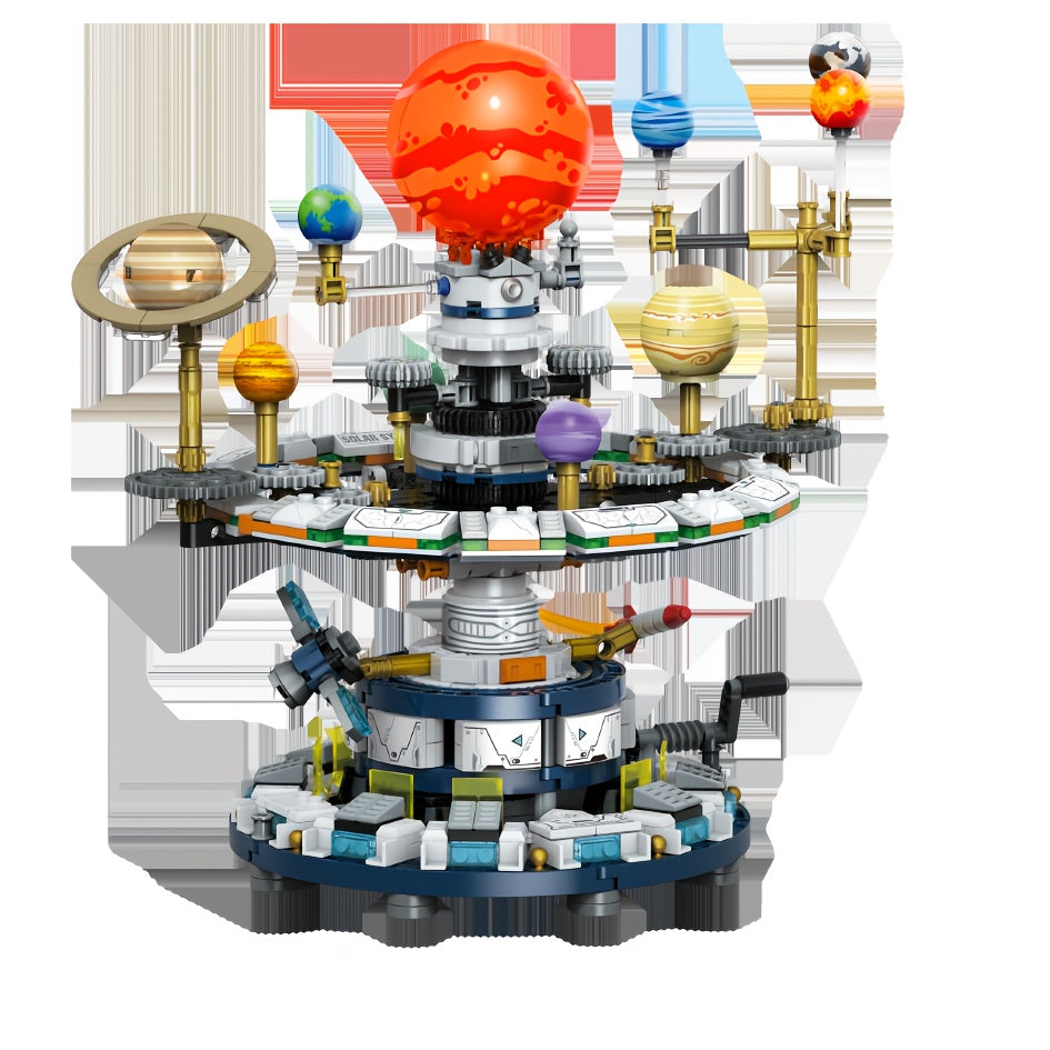 1000 Pcs Solar System Building Block Set Eight Planets Toy Adult Halloween