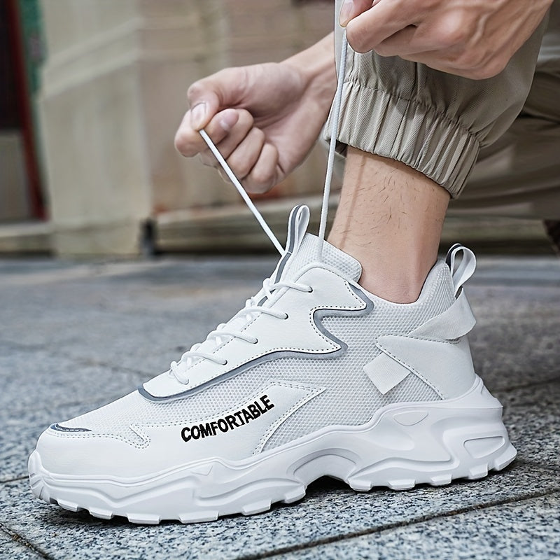 Men's Chunky Sneakers Breathable for Jogging Gym