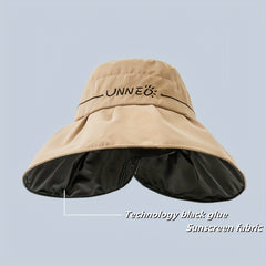 Bowknot UV Protection Sun Hat Wide Brim Solid Summer Visors Bucket Hat