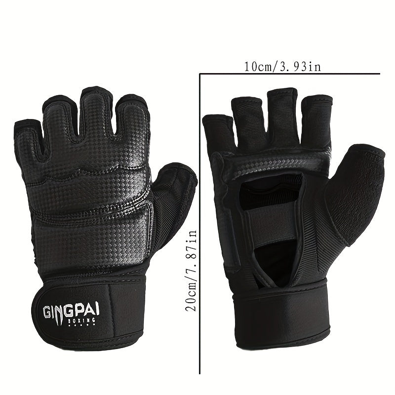 Half Finger Boxing Gloves for Sanda Training Competitive Protection