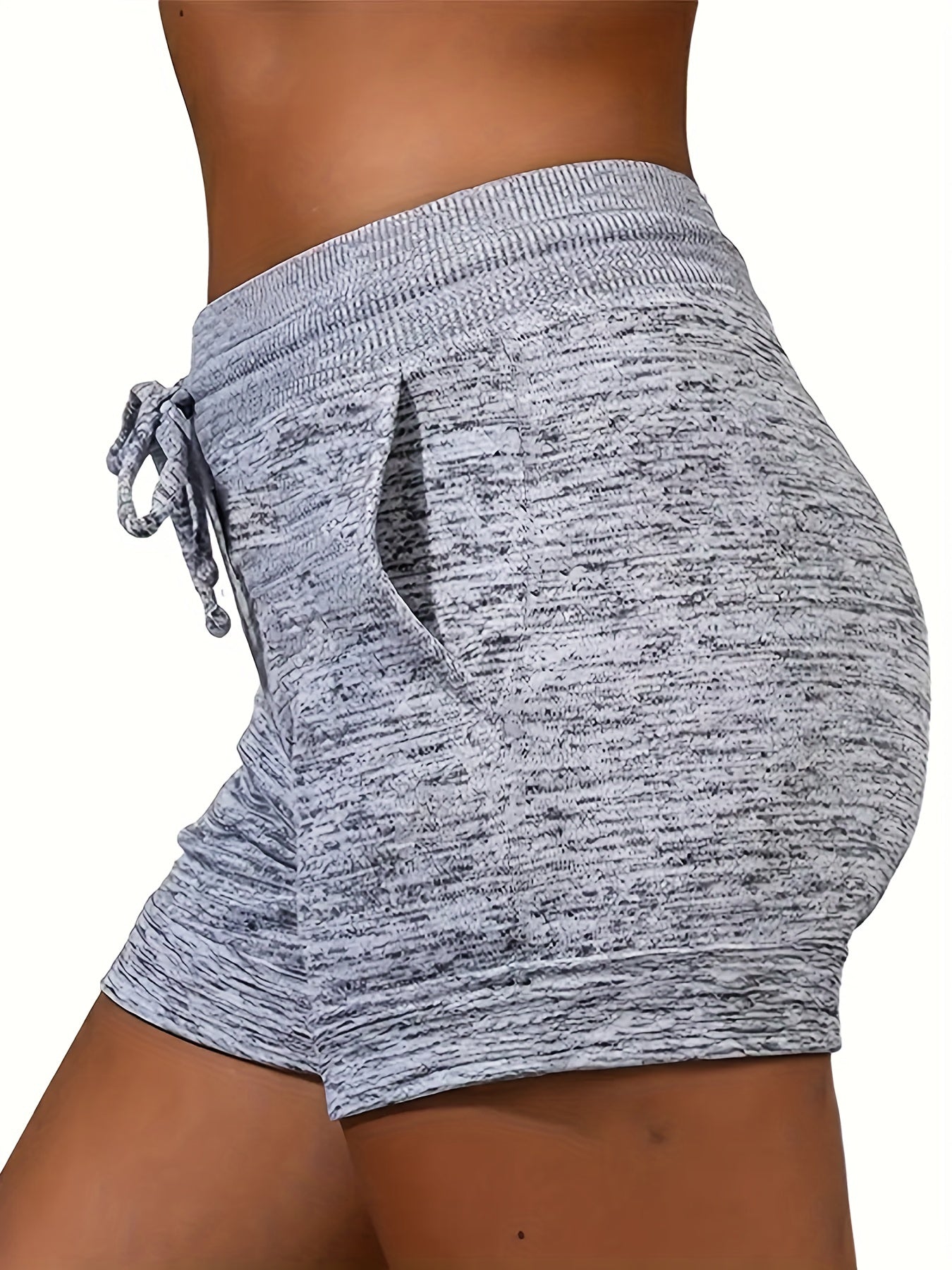 Letter & Graphic Drawstring Shorts for Women
