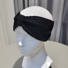 Vintage Winter Knitted Headband Hair Accessory Christmas