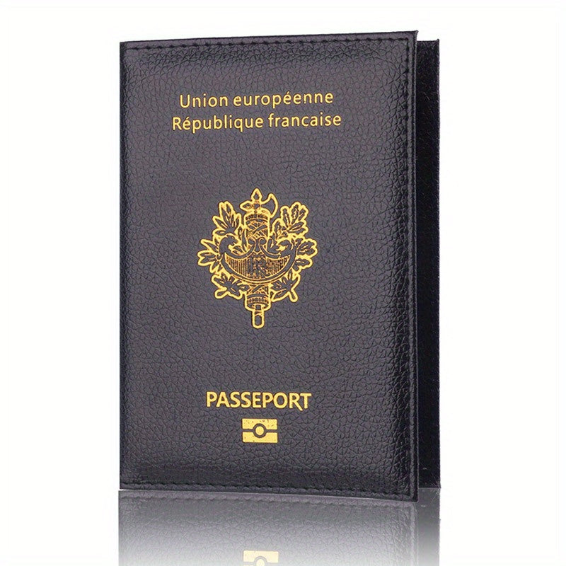 Classic Pattern Passport Cover Lightweight Bifold Passport Holder