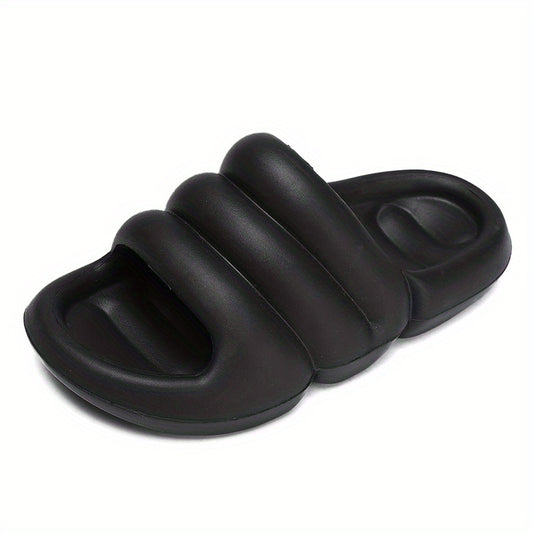 Men's Non Slip Platform Slides Soft Sole Cloud Slides for Indoor Outdoor