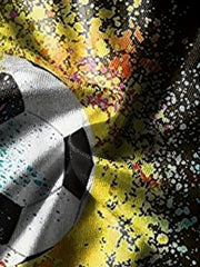 Football And Splash 3D Print Boy's T shirt Casual Short Sleeve Comfortable