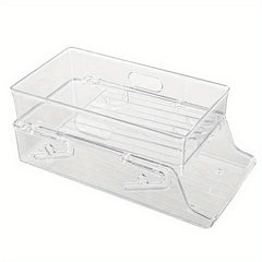 Foldable 2-Layer Can Organizer for Refrigerator and Pantry