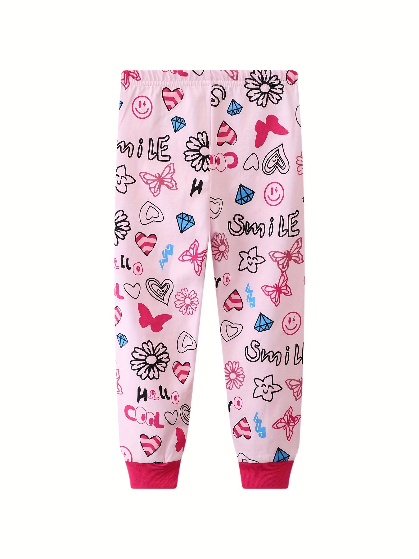 Girls' Printed Long Sleeve Homewear Set