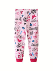Girls' Printed Long Sleeve Homewear Set