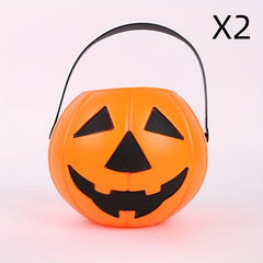 Halloween Pumpkin Lantern Candy Bucket Mini Ghost Candy Bucket