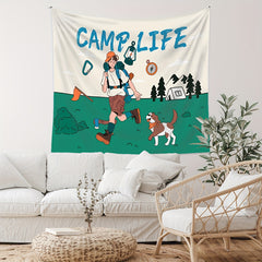Tapestry Hanging Cloth Wall Hanging Bedroom Living Room Study Decoration