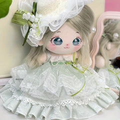 Green Princess Skirt Party Dress for 1/4 BJD Dolls