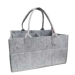 Felt Diaper Bag Organizer With Lid Baby Stuff Storage