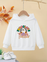 Teacher & Ghost Halloween Hoodie for Girls